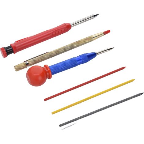 Holzbearbeitungsstift-Sets, Metall-Graphitstift-Minen, Markierstifte, Positionierungs- und Körnerwerkzeuge (1/5)
