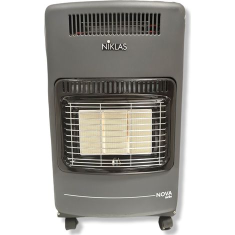 Stufa ibrida gas infrarossi con termoventilatore elettrico 4200W + 1600W Nova Turbo Niklas