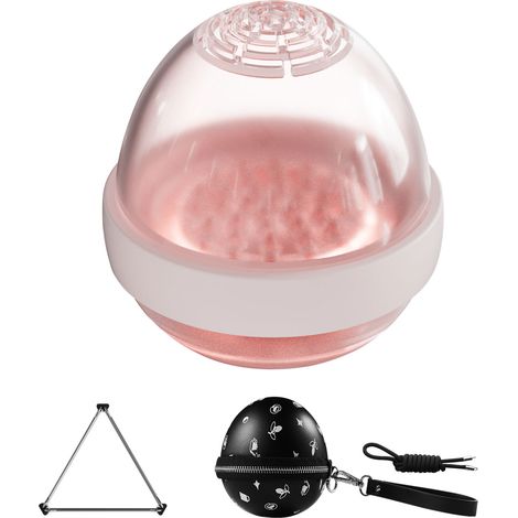 Filtre à café manuel en forme d'œuf - Drip portable ajustable pour voyage et camping, contrôle du débit, Rose (1/5)