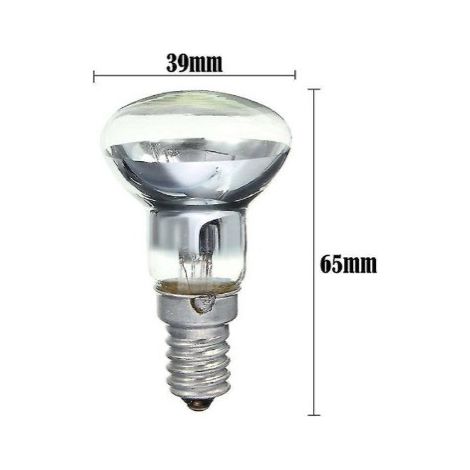 Ampoule Lave E14 30W R39 Réflecteur, Lot de 4, Culot E14, Énergie A++, Lampe Magma 30W, Ampoule Spot R39 pour Lampe à Lave (1/2)