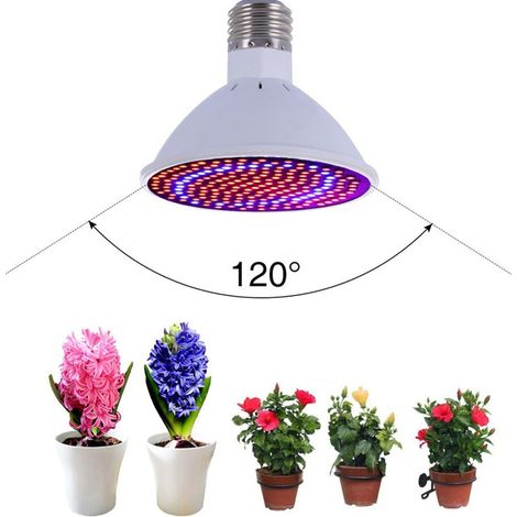 Lampe horticole LED à 200 LED, tête unique, pour la croissance des plantes, idéale pour le jardin et la serre (85-265 V). (1/5)