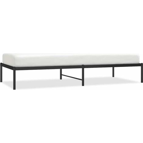 Maison Exclusive - Bettgestell Metall Schwarz 90x200 cm
