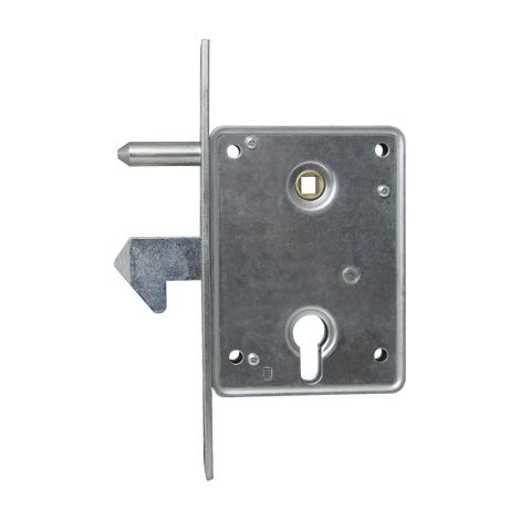 SERRATURA CANCELLO INFILARE 77QL ISEO - B.Q ZINC F.MM 25 C.SAGOM M1+Q8 E.MM 50 - 1 pezzo (1/3)