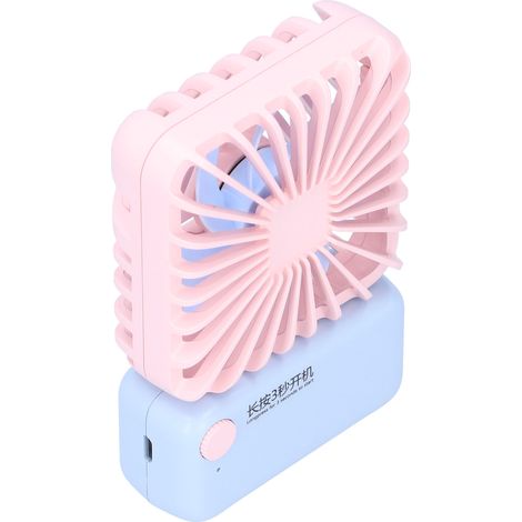 Ventilateur de cou portable, réglable, rechargeable par USB, pour la maison, les dortoirs et l'été en extérieur (1/5)