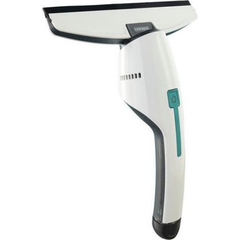 Raclette - Lave Vitre Electrique - Nettoyeur Aspirateur a vitres et salle de bains Leifheit Nemo 51030, lave vitre  avec boîtier étanche, autonomie 45min, blanc