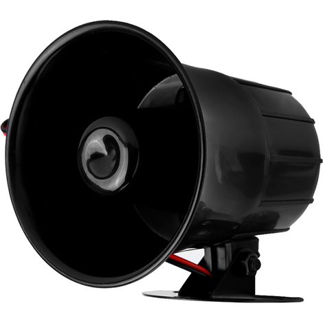 Sirène d'alarme filaire 12 V CC 110 dB avec haut-parleur puissant pour détecteur de fuite de gaz et de fumée