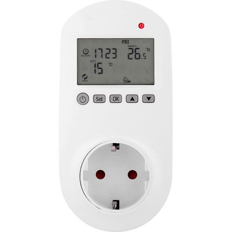 Thermostat de chauffage numérique sans fil HY02TPR (prise UE 200-240 V) (1/4)