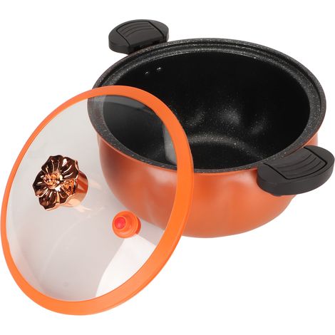 Micro-autocuiseur multifonctionnel 8L antiadhésif pour citrouille avec couvercle transparent pour la cuisine (1/5)