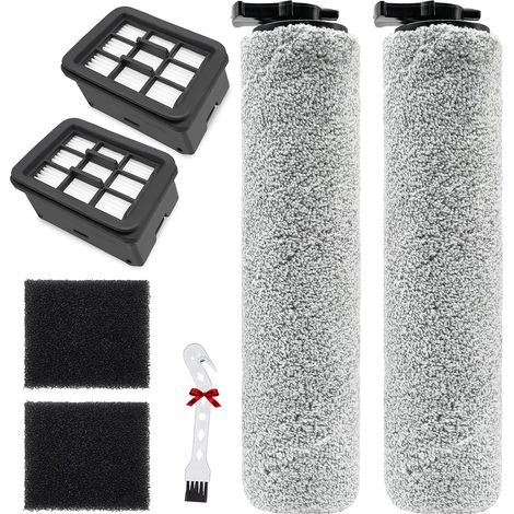 AQUATECHNICK - kit d'accessoires pour BISSELL CrossWave HF3 — brosses principales, latérales et filtres, rendement de nettoyage durable (1/5)