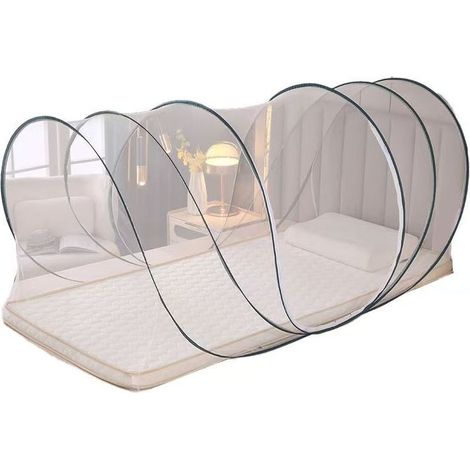 Moustiquaire portable pliable – 90×190×90 cm – filet anti-moustiques sans installation – usage lit, voyage et camping (1/5)