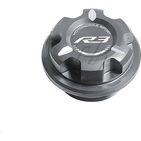Convient pour Yamaha R3 2015-2023 : Bouchon de réservoir d'huile en alliage d'aluminium modifié CNC avec picot et boule de stationnement (bouchon d'huile en titane). (1/5)