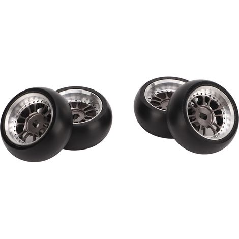 4 Pneus Haute Performance pour Drift RC, Résistance Améliorée et Montage Facile, Compatibles Voiture 1/28 Modèle Titanium (1/5)