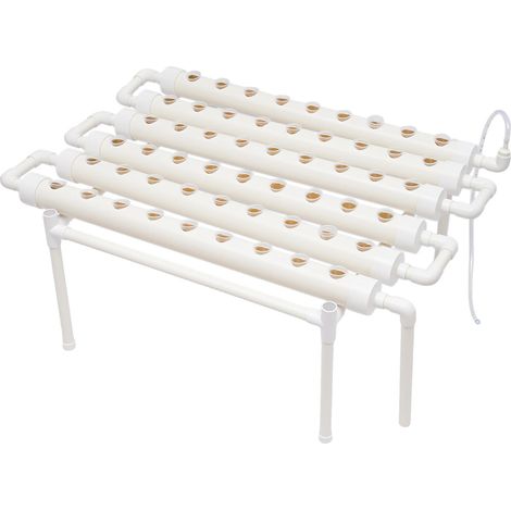 Kit de culture hydroponique, 54 sites de plantation, 1 couche, matériau PVC-U (1/2)