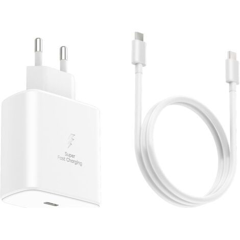 Chargeur ultra rapide 45 W pour Samsung Galaxy S25, S24, S23, S22 Ultra Plus, iPhone, MacBook, adaptateur secteur international, USB-C, chargeur mural (1/4)