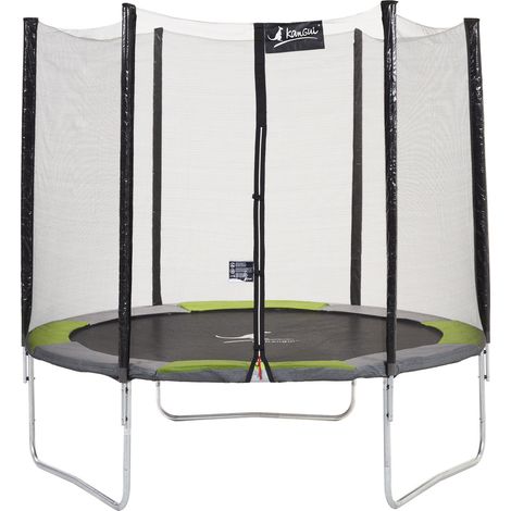 Trampoline KANGUI RALLI Ø 250 cm Enfant Filet sécurité Jardin CE NF EN71-14 (1/4)