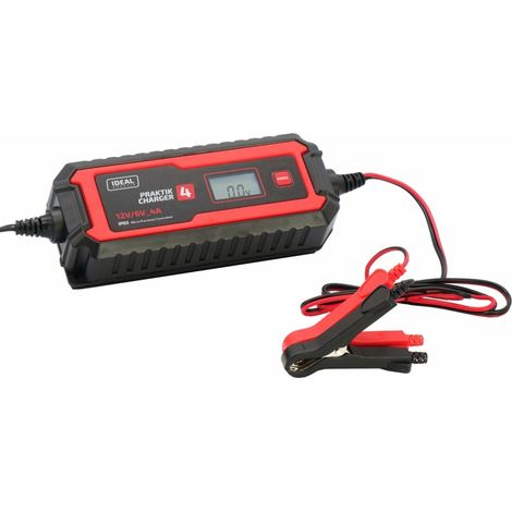 Cargador inteligente PRAKTIK CHARGER 4 LCD 6/12V - BW PCHARGE4V (1/2)