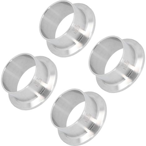 4PCS Raccord Sanitaire Rapide Inox 304, Connecteur à Collier/Clamp Sanitaire, Joint Quick Coupling pour Industrie Alimentaire (1/5)