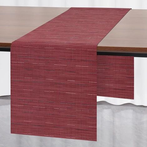 Ensemble de huit sets de table en bambou, lavables Sets de cuisine ou de table, résistants à la chaleur, antidérapants, utilisables comme tapis isolant, set de table ou élément de décoration, 30 x 18 (1/5)