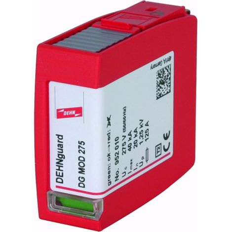 DEHN 952010 DG MOD 275 Überspannungsschutz-Modul Überspannungsschutz für: Verteilerschrank 40 kA 1