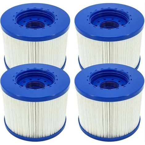 Filtre Spa Infinite a Visser, Cartouche Filtre Vis pour Spa Gonflable Pas De Vis 60mm, Cartouche Filtre pour Spa, Compatible pour Cosy Spa, Clever Spa et de Plus 4 pices (1/4)