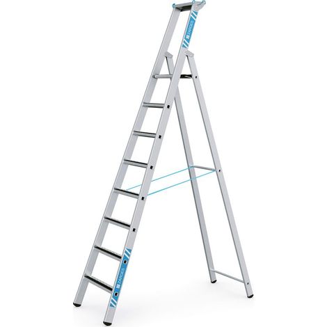 ZARGES R13step S - LM-Stufen-Stehleiter 8 Stufen (1/5)
