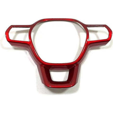 Lenkradverkleidung, Innenausstattung, Rahmen, Zubehör aus ABS-Kunststoff für Honda Civic 11. Generation (2022–2024) – Rot 1