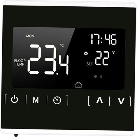 AC85250V Electric Underfloor Heating Thermostat with Touchscreen Temperature Regulator MH1822D, blah blah (1/5)