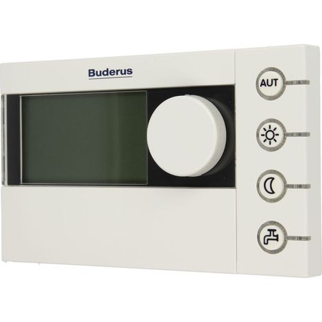 Régulateur de température ambiante RC35 1 EMS V4 – Régulation précise jusqu'à 35°C – Compatible avec systèmes de chauffage Buderus