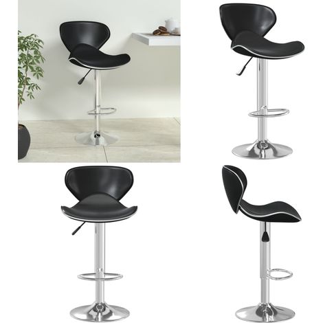 Barhocker Schwarz Kunstleder - Barhocker - Tresenhocker - Home & Living (1/5)