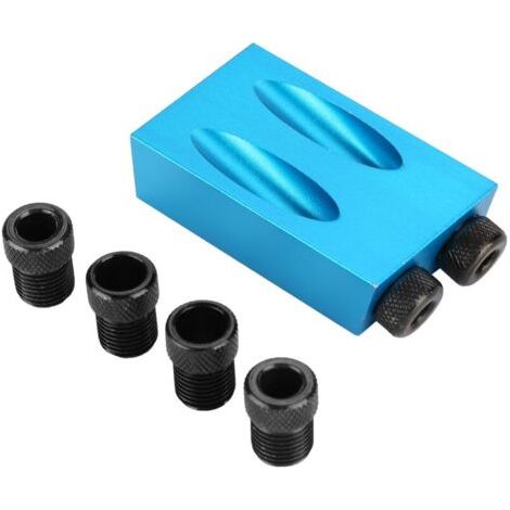 Trou Jig Pocket Locator 15 degrés en aluminium ALLIAGE Meubles pour le travail du bois