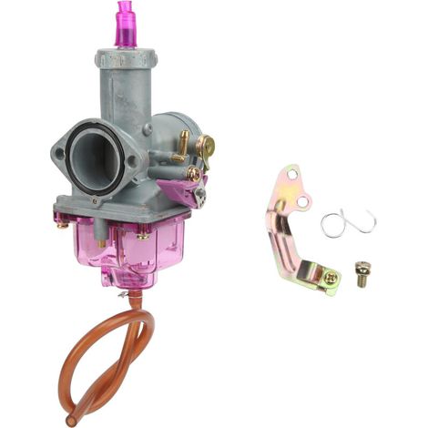 30-mm-Vergaser aus violettem Metall für 125-250-cm³-Motorräder/Quads – Komplettset mit Halterung und Befestigungsmaterial