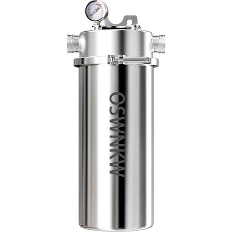 Filtre à eau en carbone actif anti-calcaire, filtration en trois étapes pour eau dure, 127 (1/5)