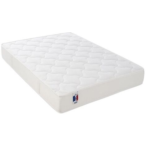 Matelas mousse 140x190 cm 25kg/m3 2 faces épaisseur 17cm (1/2)
