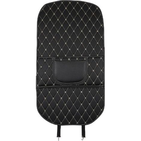 Shield rear of seat of car in leather COULD, coverage of mat of Protection against the cut of foot, easy to clean, wear-resistant, more large (1/5)