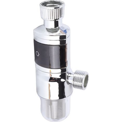 Filtre à eau en acier inoxydable avec affichage numérique de la température LED, élimine les impuretés rouillées, Interface Standard universelle G1/2 (1/5)