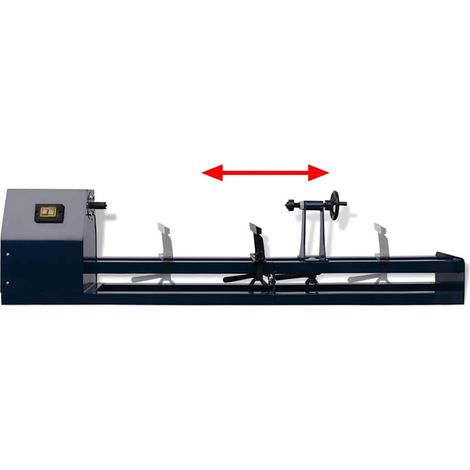 vidaXL Torno de madera 1000 mm 400 W (1/2)