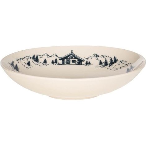 Table Passion - Assiette creuse Alpages noir 22cm (lot de 6) (1/4)