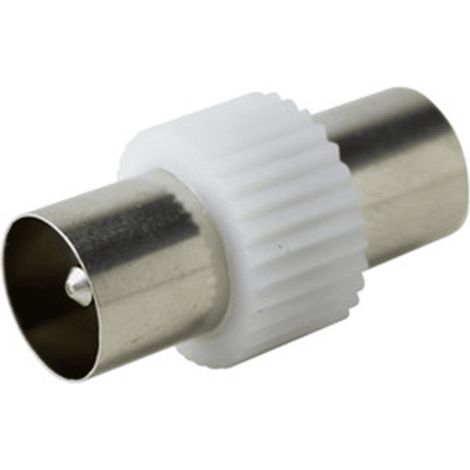 Adaptador antena macho  Blanco (1/4)