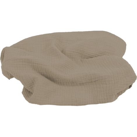 Musselin-Wickeldecke in einer Box 80x120 (1/2)