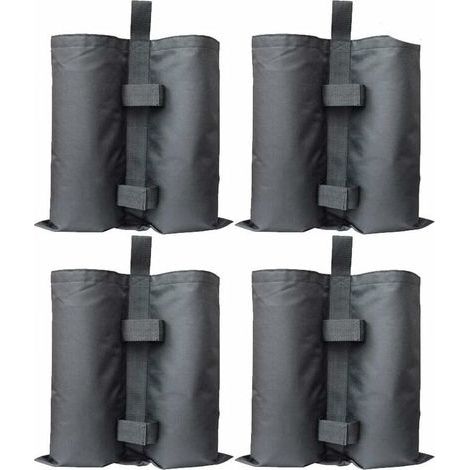 4 Pack Sand Weights Industrial Grade Heavy Duty Double-Stitched Sand Weight Bags, Leg Weights for Pop up Canopy Tent Sun Shades, Umbrella, Trampolines Weighted Feet Bag
