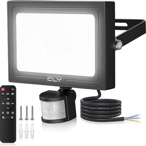Outdoor LED Motion Detector Floodlight 35W 3290LM 4 Modes (1/5)