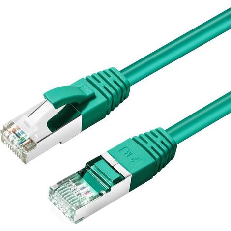 MicroConnect MC-SFTP6A075G câble réseau Vert 7.5 m Cat6a S/FTP (S-STP)