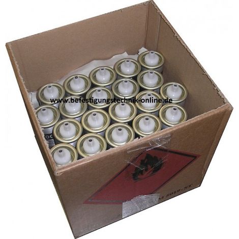 12x Gas Brennstoff für Spit Pulsa 700 Betonnagler Ø 31,5x115 mm-EN10375.1