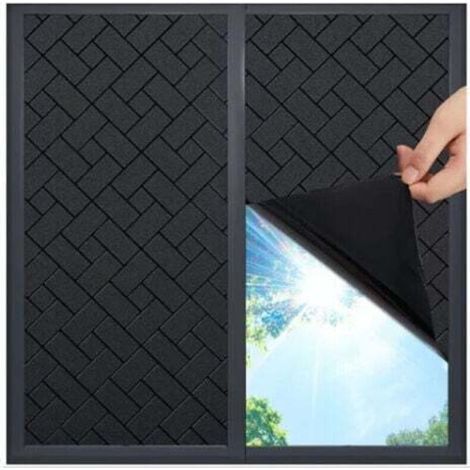 Film occultant électrostatique Le Noir 45 x 200 cm – effet dépoli, anti-UV et anti-regard pour vitres de bureau ou maison (1/5)