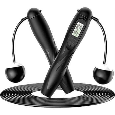 Corde A Sauter - Compteur Numerique Calories Temps - Pour Entrainement Interieur - 1 Piece (1/5)