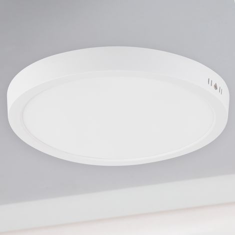 Plafón de Superficie LED 100Lm/W 24W 2400Lm 4000ºK IP20 [HO-PLC-24W-2400LM-W]
