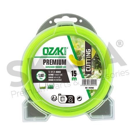 TRIMMERLINIE RUND 1,6MM RIF 1512502 KOMPATIBEL OZAKI