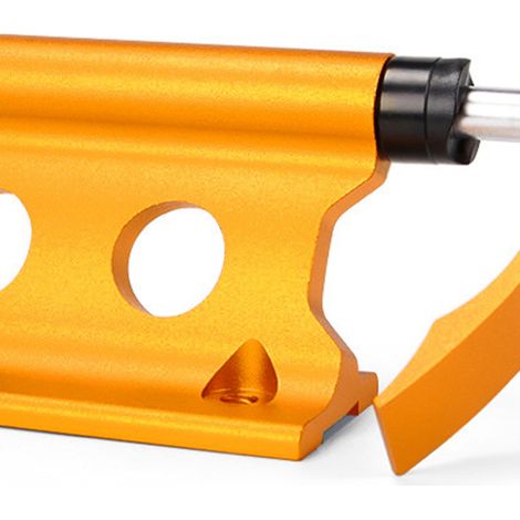 Support de fourche avant de vélo à dégagement rapide en alliage d'aluminium haute résistance, support de fourche de toit jaune, taille unique (1/5)