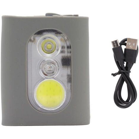 Lampe de course à clip LED magnétique Type C, rechargeable par USB, 5 niveaux d'intensité pour le jogging nocturne (1/5)