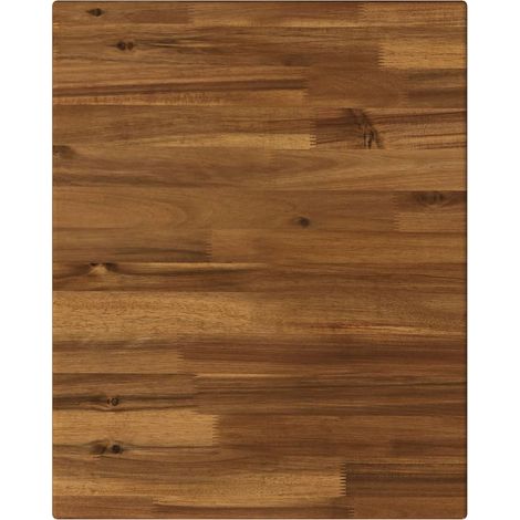 Rectangular Table Top 30 x 30 x 3.2 cm Square Solid Acacia Wood vidaXL